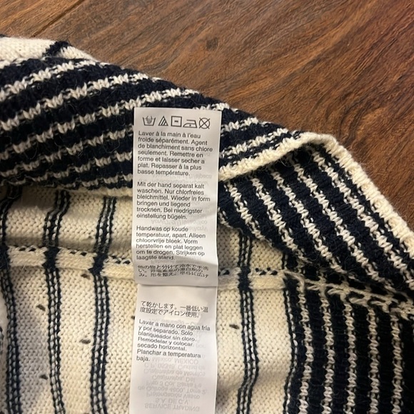 J. Crew Wool and Alpaca Blend Lightweight Horizontal Stripe Sweater, Sz. XS. - Picture 10 of 13